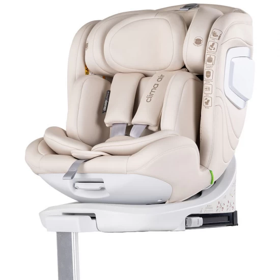 Scaun auto Chipolino Clima Air I-Size 40-150 cm cu sistem Isofix si sezut rotativ Biscotta