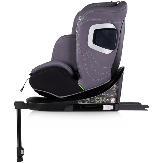 Scaun auto Chipolino Clima Air I-Size 40-150 cm cu sistem Isofix si sezut rotativ Anthracite