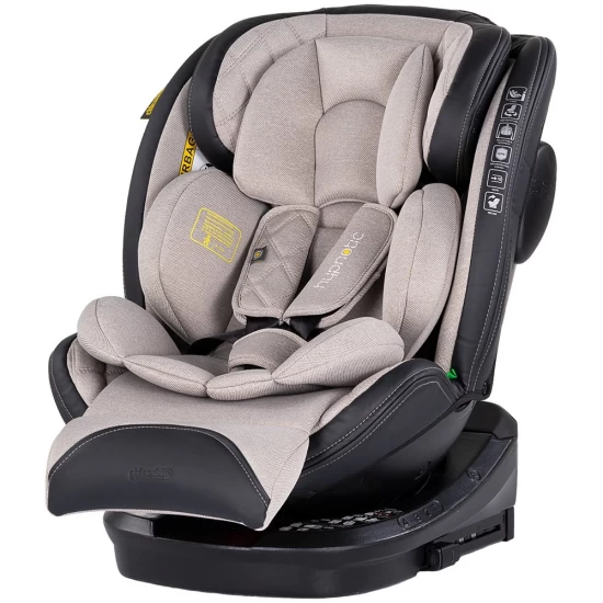 Scaun auto Chipolino Hypnotic I-Size 40-150 cm cu sistem Isofix si sezut rotativ tiramisu Scaun auto Chipolino Hypnotic I-Size 40-150 cm cu sistem Isofix si sezut rotativ tiramisu