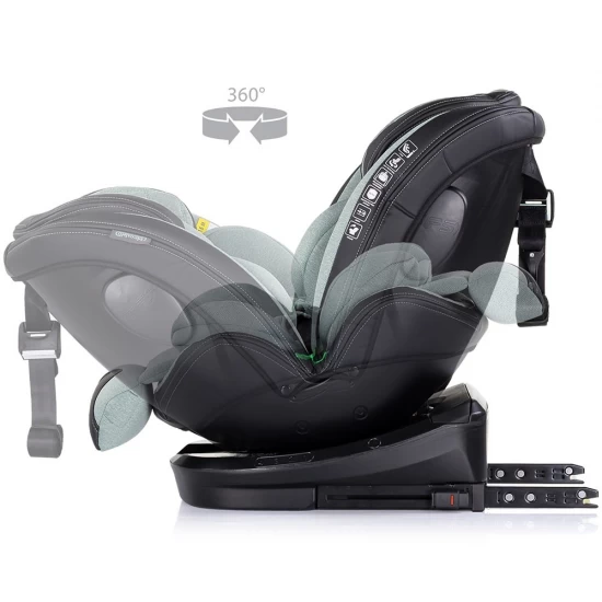 Scaun auto Chipolino Hypnotic I-Size 40-150 cm cu sistem Isofix si sezut rotativ basil Scaun auto Chipolino Hypnotic I-Size 40-150 cm cu sistem Isofix si sezut rotativ basil