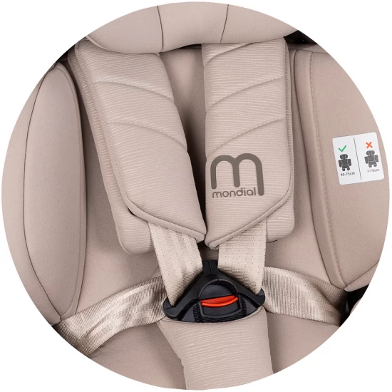Scaun auto Chipolino Mondial I-Size 40-150 cm Latte