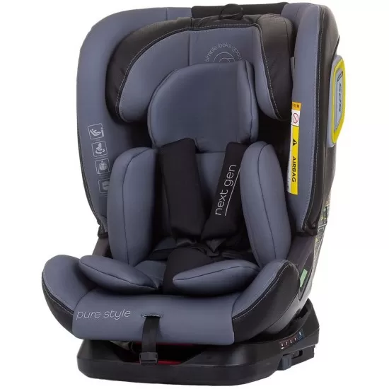Scaun auto Chipolino Next Gen I-Size 40-150 cm Graphite cu sistem Isofix