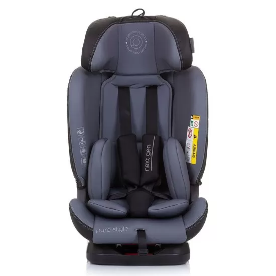 Scaun auto Chipolino Next Gen I-Size 40-150 cm Graphite cu sistem Isofix