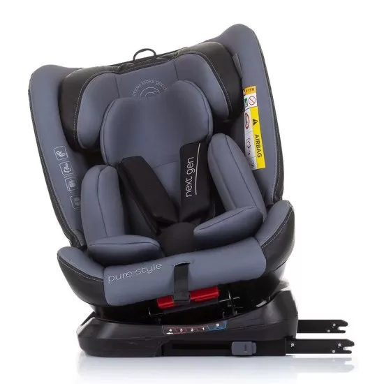 Scaun auto Chipolino Next Gen I-Size 40-150 cm Graphite cu sistem Isofix