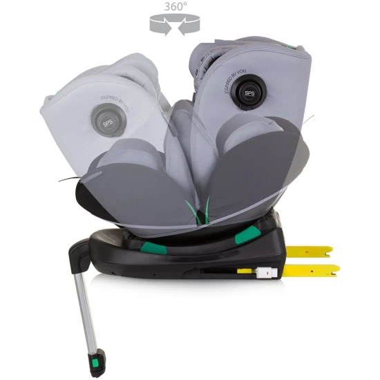 Scaun auto Chipolino Olympus I-Size 40-150 cm Ash Grey cu sistem Isofix Scaun auto Chipolino Olympus I-Size 40-150 cm Ash Grey cu sistem Isofix