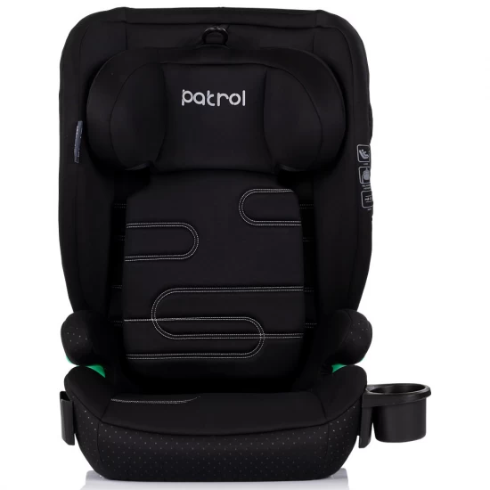 Scaun auto Chipolino Patrol I-Size 100-150 cm cu sistem Isofix Noir