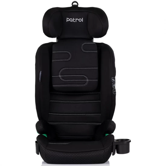 Scaun auto Chipolino Patrol I-Size 100-150 cm cu sistem Isofix Noir