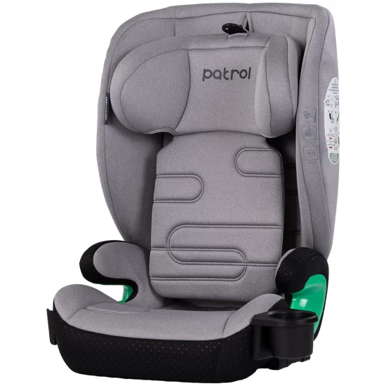 Scaun auto Chipolino Patrol I-Size 100-150 cm cu sistem Isofix Platinum