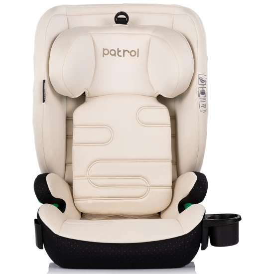 Scaun auto Chipolino Patrol I-Size 100-150 cm cu sistem Isofix Cashmere