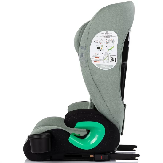 Scaun auto Chipolino Patrol I-Size 100-150 cm cu sistem Isofix Matcha