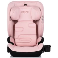 Scaun auto Chipolino Patrol I-Size 100-150 cm cu sistem Isofix Powder Pink