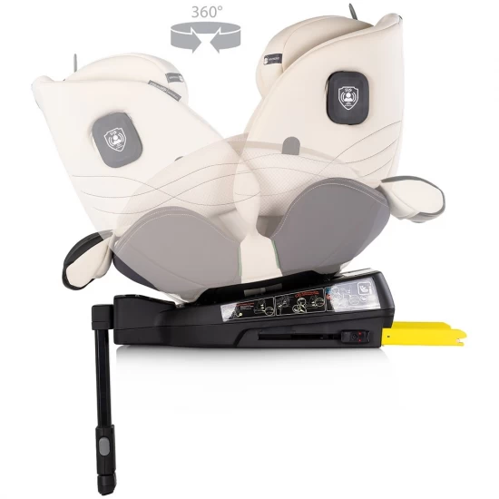Scaun auto Chipolino Premium I-Size 40-150 cm cu sistem Isofix Biscotta