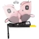 Scaun auto Chipolino Premium I-Size 40-150 cm cu sistem Isofix Pink Marshmallow