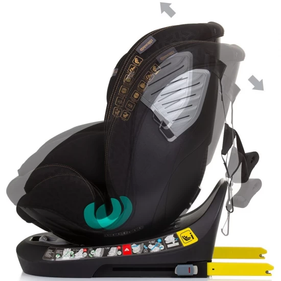 Scaun auto Chipolino Supreme I-Size 40-150 cm cu sistem Isofix Obsidian Scaun auto Chipolino Supreme I-Size 40-150 cm cu sistem Isofix Obsidian
