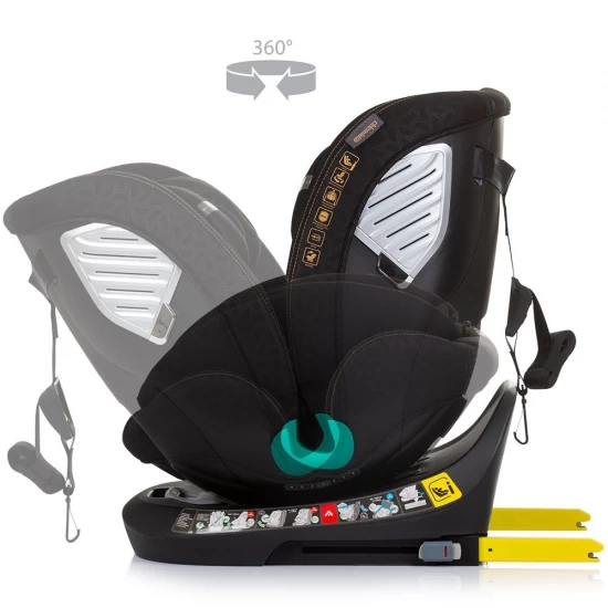 Scaun auto Chipolino Supreme I-Size 40-150 cm cu sistem Isofix Obsidian Scaun auto Chipolino Supreme I-Size 40-150 cm cu sistem Isofix Obsidian