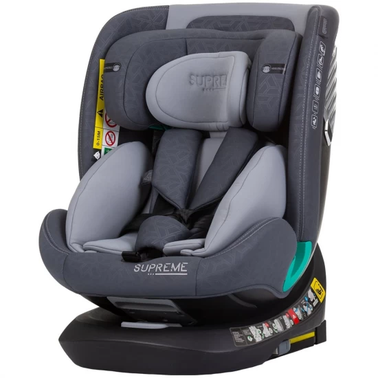 Scaun auto Chipolino Supreme I-Size 40-150 cm cu sistem Isofix Granite Scaun auto Chipolino Supreme I-Size 40-150 cm cu sistem Isofix Granite
