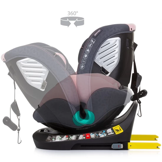 Scaun auto Chipolino Supreme I-Size 40-150 cm cu sistem Isofix Flamingo Scaun auto Chipolino Supreme I-Size 40-150 cm cu sistem Isofix Flamingo