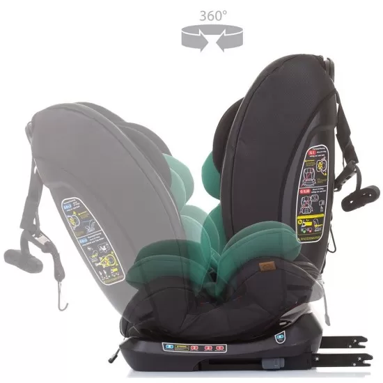Scaun auto Chipolino Techno 0-36 kg Aloe cu sistem Isofix