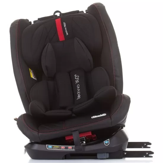 Scaun auto Chipolino Techno 0-36 kg Ebony cu sistem Isofix