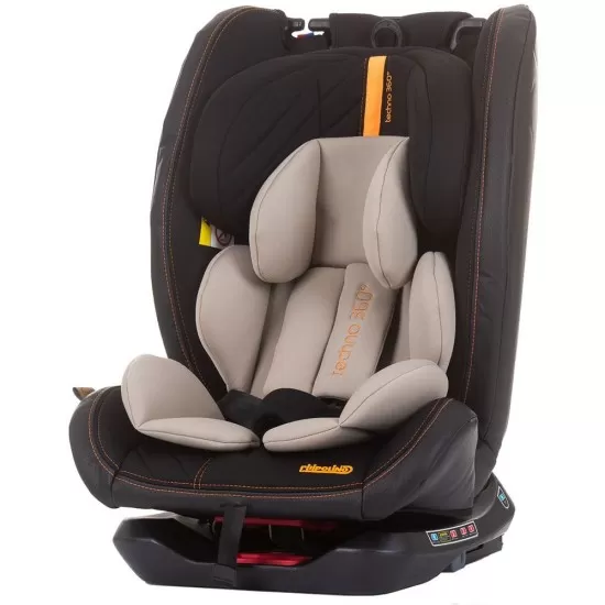 Scaun auto Chipolino Techno 0-36 kg Sand cu sistem Isofix