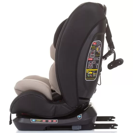 Scaun auto Chipolino Techno 0-36 kg Sand cu sistem Isofix