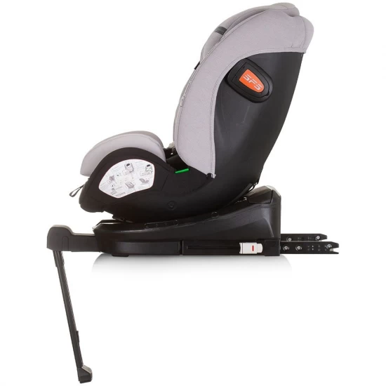 Scaun auto Chipolino Tourino I-Size 40-150 cm Ash Grey cu sistem Isofix