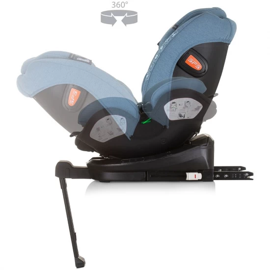 Scaun auto Chipolino Tourino I-Size 40-150 cm Blue cu sistem Isofix