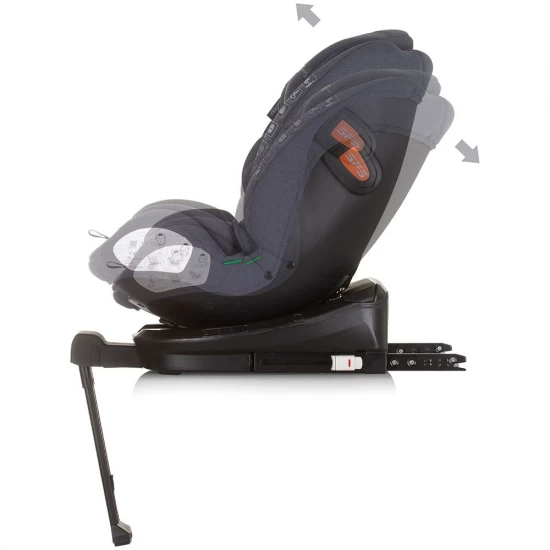 Scaun auto Chipolino Tourino I-Size 40-150 cm Granite cu sistem Isofix