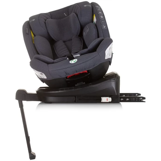 Scaun auto Chipolino Tourino I-Size 40-150 cm Granite cu sistem Isofix