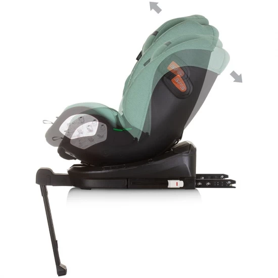 Scaun auto Chipolino Tourino I-Size 40-150 cm Pastel Green cu sistem Isofix