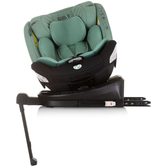 Scaun auto Chipolino Tourino I-Size 40-150 cm Pastel Green cu sistem Isofix