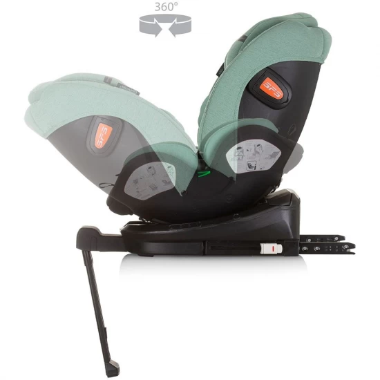 Scaun auto Chipolino Tourino I-Size 40-150 cm Pastel Green cu sistem Isofix