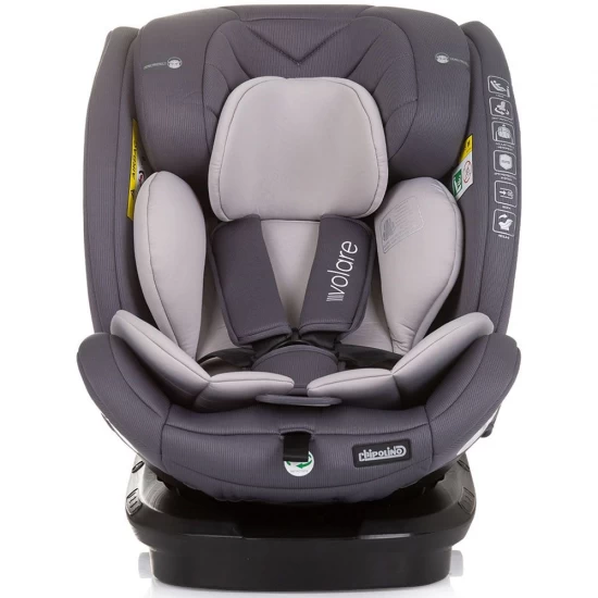 Scaun auto Chipolino Volare I-Size 40-150 cm granite cu sistem Isofix Scaun auto Chipolino Volare I-Size 40-150 cm granite cu sistem Isofix