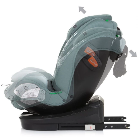 Scaun auto Chipolino Volare I-Size 40-150 cm Pastel Green cu sistem Isofix