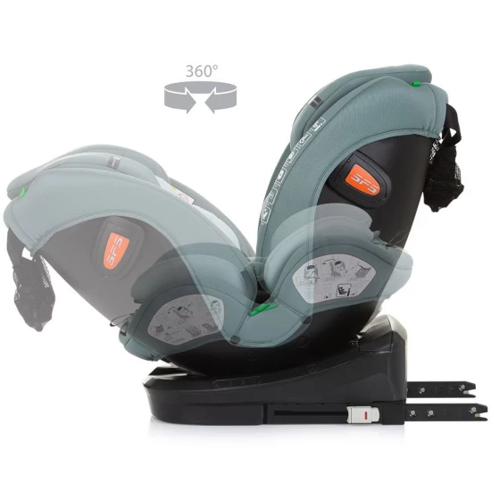 Scaun auto Chipolino Volare I-Size 40-150 cm Pastel Green cu sistem Isofix