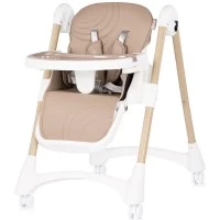 Scaun de masa copii cu spatar reglabil Chipolino Candy Shop Latte