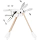 Scaun de masa copii cu spatar reglabil Chipolino Candy Shop Matcha