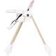 Scaun de masa copii cu spatar reglabil Chipolino Candy Shop Powder Pink
