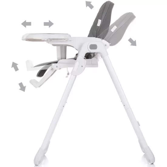 Scaun de masa Chipolino Eat Up Graphite Scaun de masa Chipolino Eat Up Graphite