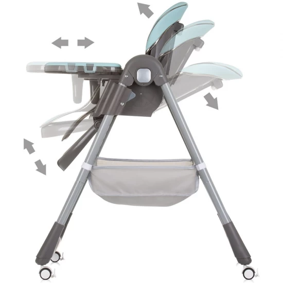 Scaun de masa Chipolino First Spoon Teal