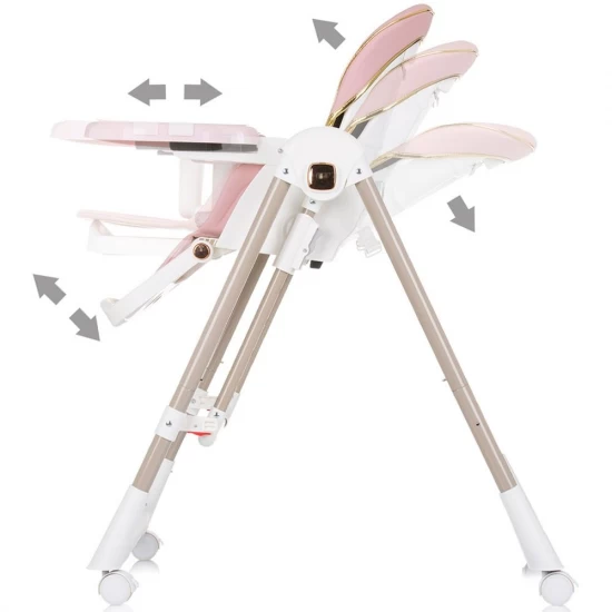 Scaun de masa Chipolino Milk Shake 2 in 1 Flamingo Scaun de masa Chipolino Milk Shake 2 in 1 Flamingo