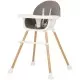 Scaun de masa Chipolino Rio 2 in 1 Graphite Scaun de masa Chipolino Rio 2 in 1 Graphite
