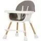 Scaun de masa Chipolino Rio 2 in 1 Graphite Scaun de masa Chipolino Rio 2 in 1 Graphite