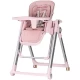 Scaun de masa Chipolino Super Chef 2 in 1 Pink Marshmallow