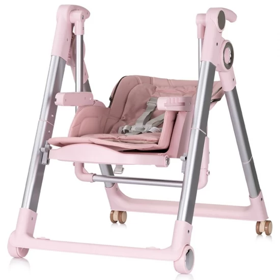 Scaun de masa Chipolino Super Chef 2 in 1 Pink Marshmallow