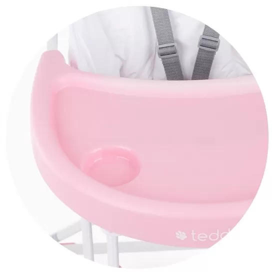 Scaun de masa Chipolino Teddy Blush Scaun de masa Chipolino Teddy Blush