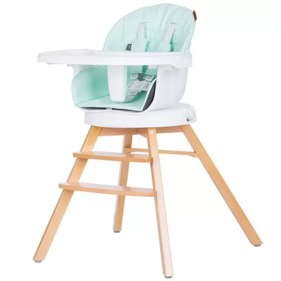 Scaun de masa cu sezut rotativ Chipolino Rotto 3 in 1 Avocado