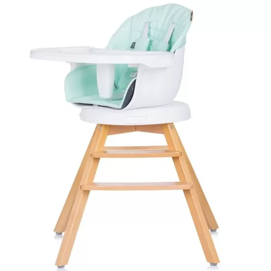 Scaun de masa cu sezut rotativ Chipolino Rotto 3 in 1 Avocado