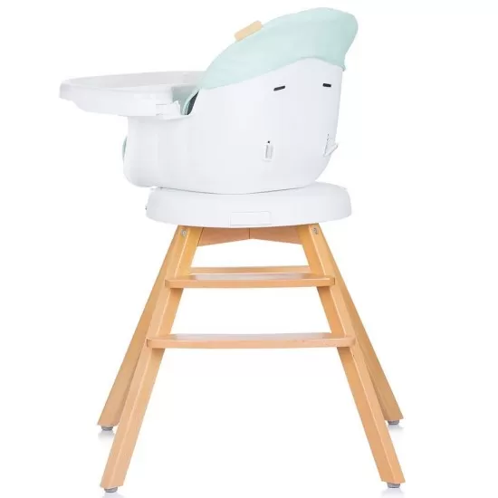 Scaun de masa cu sezut rotativ Chipolino Rotto 3 in 1 Avocado