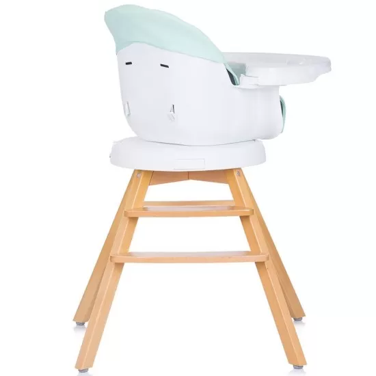 Scaun de masa cu sezut rotativ Chipolino Rotto 3 in 1 Avocado